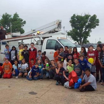 Bucket trucks are good for learning, too!